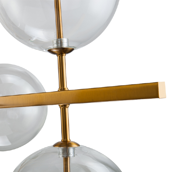 Люстра на штанге Globe Mobile KG0965P-10L brass