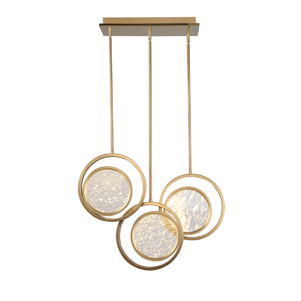 Светильник подвесной Moon Light MD8700-3A brushed gold