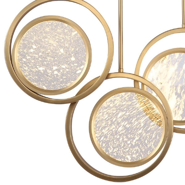 Светильник подвесной Moon Light MD8700-3A brushed gold