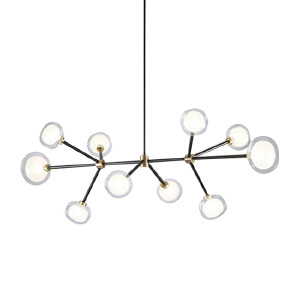 Подвесная люстра Nabila 10101P/10 black/gold