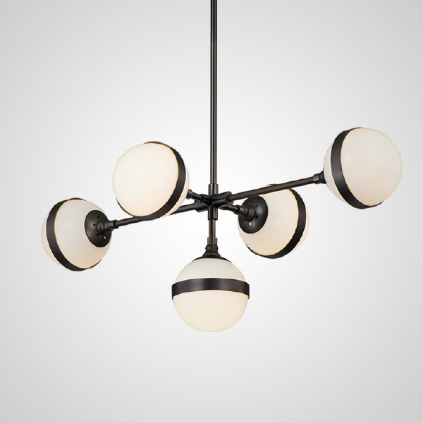 Люстра на штанге Peggy 9252P/5L black