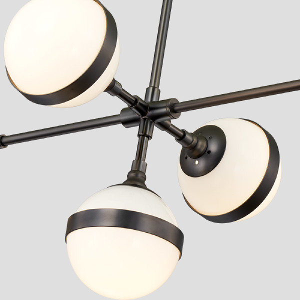Люстра на штанге Peggy 9252P/5L black