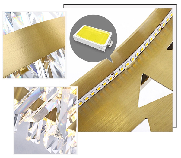 Подвесная люстра Akasha II 9967P/R/D800 gold