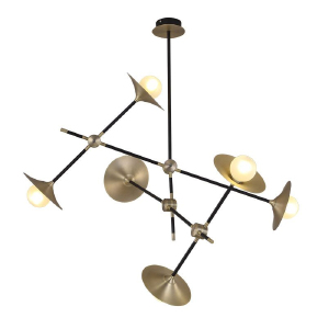 Люстра на штанге 9256 9256P/6 gold