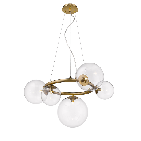 Подвесная люстра Puppet P68092-5 brass