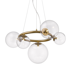 Подвесная люстра Puppet P68092-5 brass