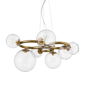 Подвесная люстра Puppet P68092-7 brass