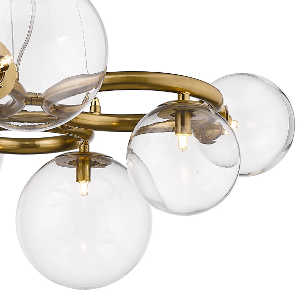 Подвесная люстра Puppet P68092-7 brass