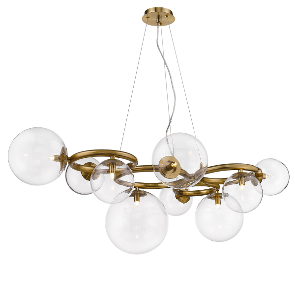 Подвесная люстра Puppet P68092-9 brass