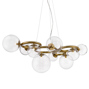 Подвесная люстра Puppet P68092-9 brass