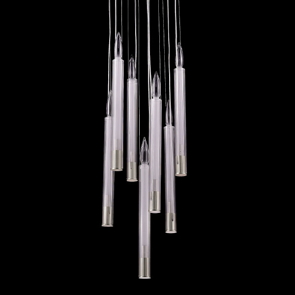 Светильник подвесной Candle P68094-7 chrome