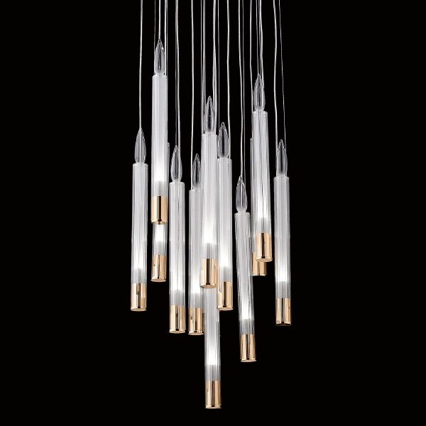 Светильник подвесной Candle P68094-13 brass