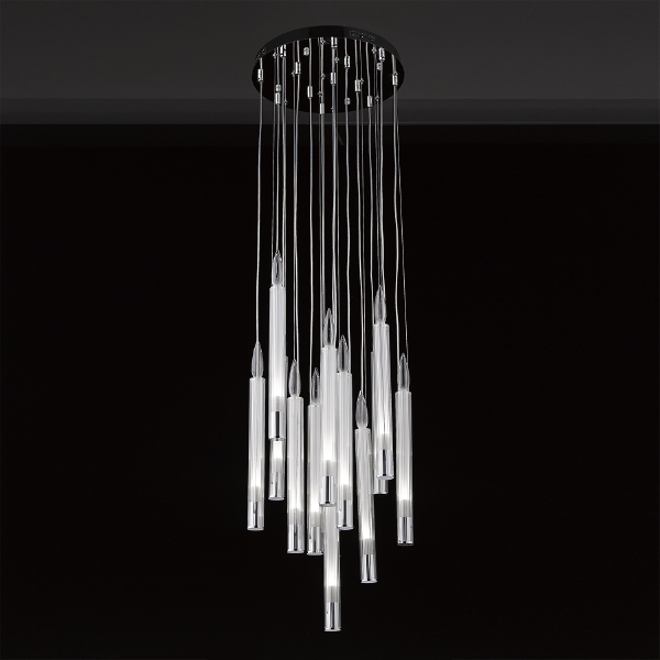 Светильник подвесной Candle P68094-13 chrome