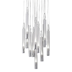 Светильник подвесной Candle P68094-13 chrome