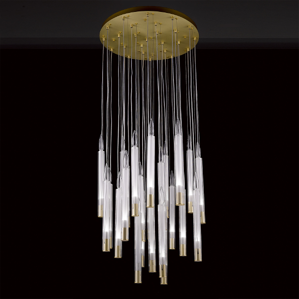Светильник подвесной Candle P68094-25 brass