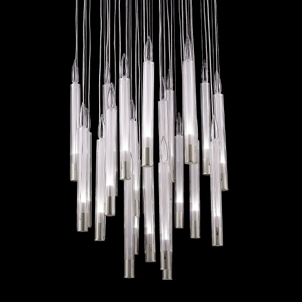 Светильник подвесной Candle P68094-25 chrome