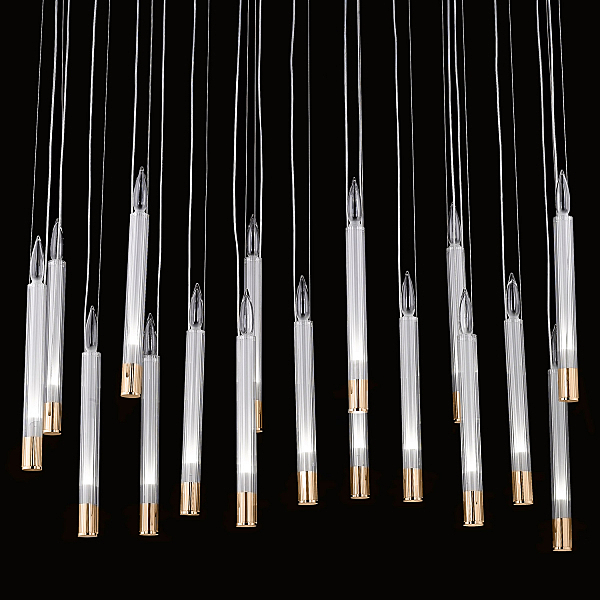 Светильник подвесной Candle PR68094-17 brass