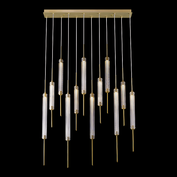 Светильник подвесной 98041 PR98041-12 brass
