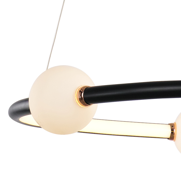 Светильник подвесной MD19001035 MD19001035-1A black
