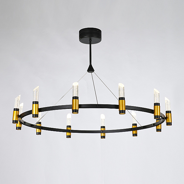 Подвесная люстра MD18001040 MD18001040-12A black/gold