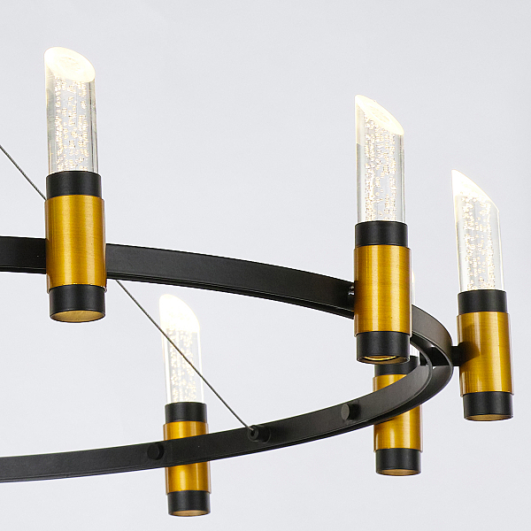 Подвесная люстра MD18001040 MD18001040-12A black/gold