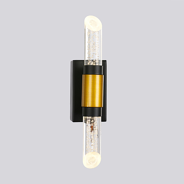 Настенное бра MD18001040 MB18001040-2A black/gold