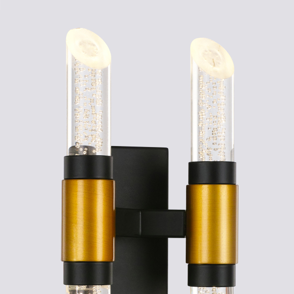 Настенное бра MD18001040 MB18001040-4A black/gold