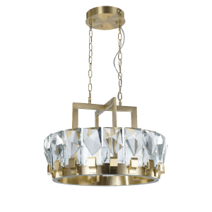 Подвесная люстра Peruzzi GM0034-P12-2 ant.brass