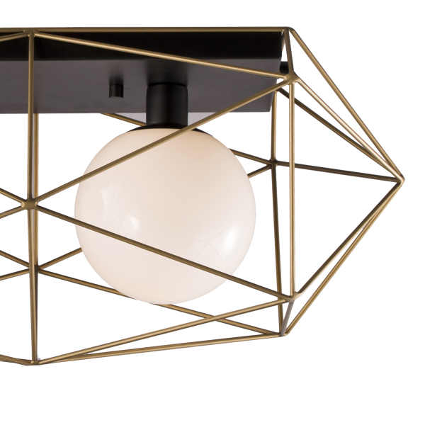 Светильник потолочный MX8525 MX8525-2A gold/black