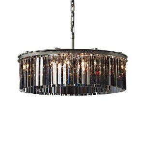 Подвесная люстра 1920s Odeon 9513C/600R black/smoky