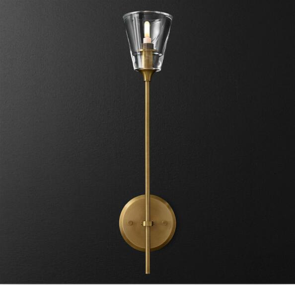 Настенное бра Torche De Verre 8614W/D gold