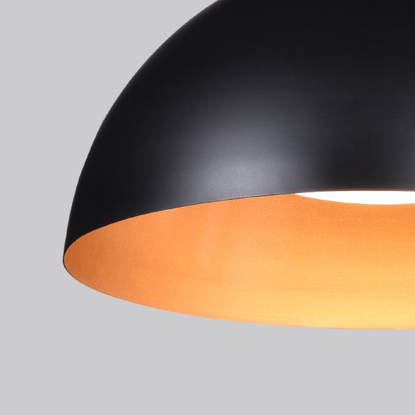 Светильник подвесной 020 P0206-400A black/gold