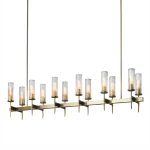 Люстра на штанге Alouette KM0936P-12 brass