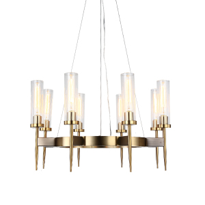 Подвесная люстра Alouette KM0936P-8 brass