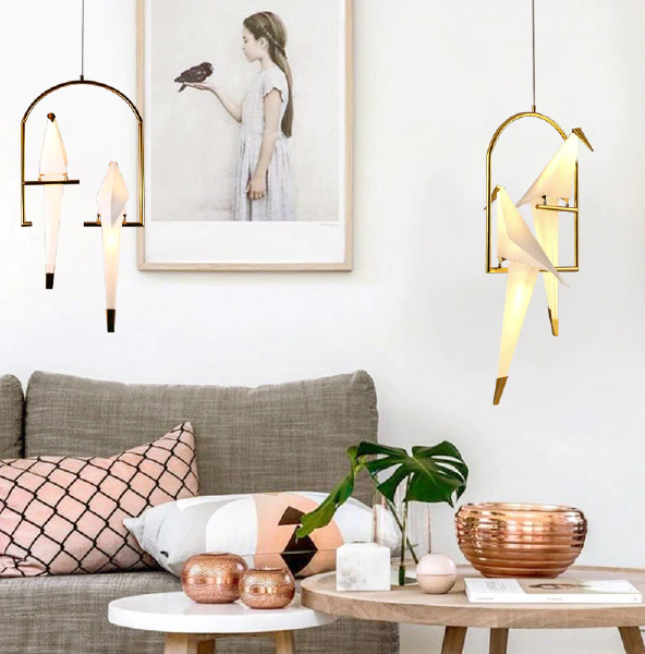 Светильник подвесной 9165 9165P/2 gold