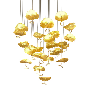 Светильник подвесной 8827 8827P/29 gold