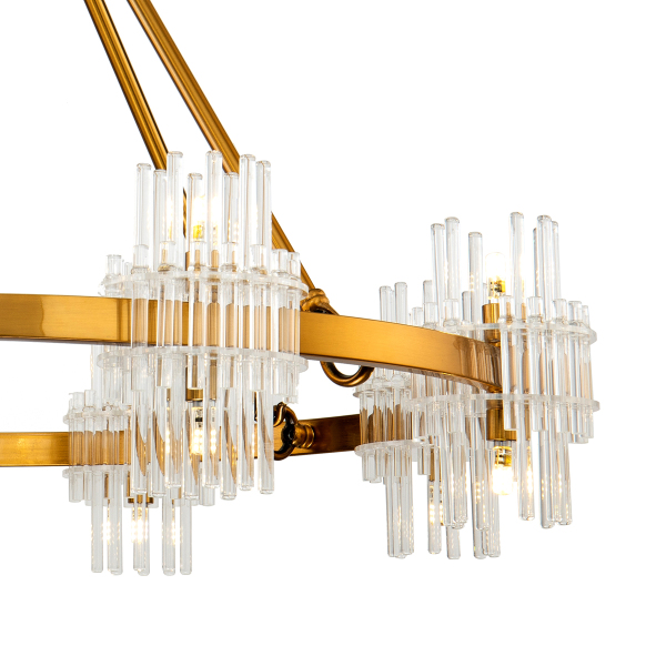 Подвесная люстра KR1209 KR1209P-16 brass