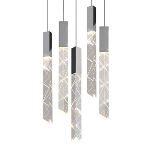 Светильник подвесной Trinity OM8201013-5 chrome