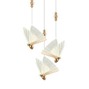Светильник подвесной Butterfly OM8201008-3 rose gold