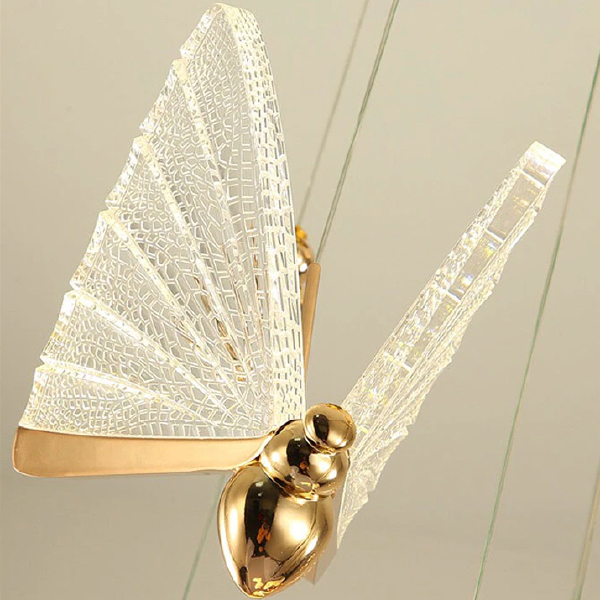 Светильник подвесной Butterfly OM8201008-7 rose gold