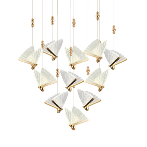 Светильник подвесной Butterfly OM8201008-11 rose gold