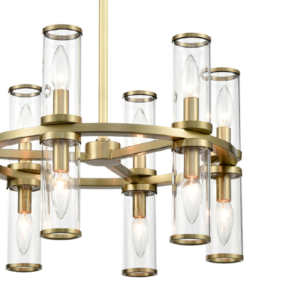 Люстра на штанге MD2061 MD2061-12B br.brass