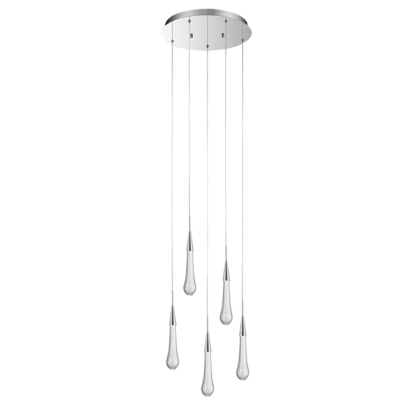 Светильник подвесной Pour MD2060-5A satin nickel