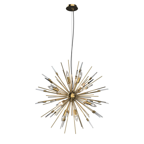 Подвесная люстра Boivin MD2094-12A gold/clear crystal