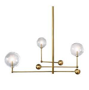 Люстра на штанге Globe Mobile KG0835P-3 brass