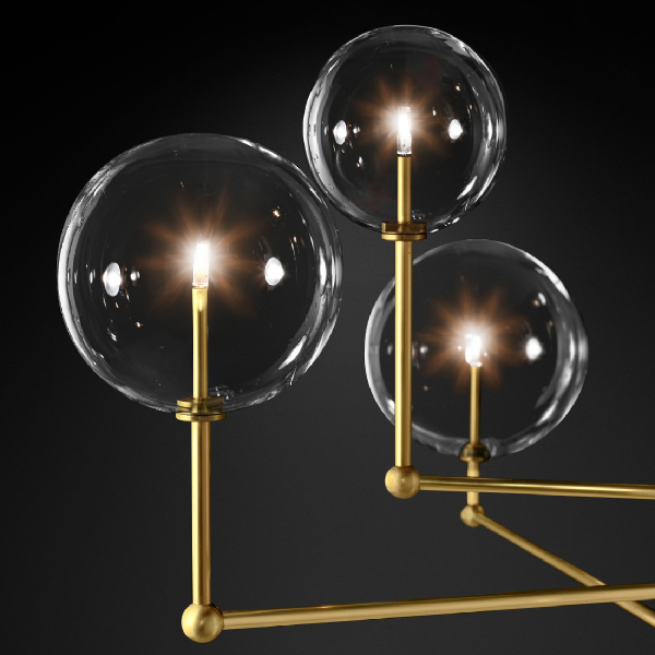 Люстра на штанге Globe Mobile KG0835P-3 brass