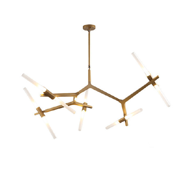 Люстра на штанге Agnes 9078/10 gold