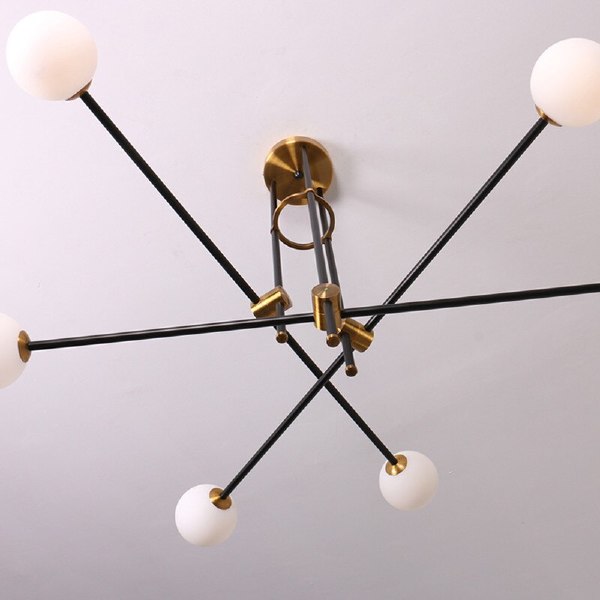 Потолочная люстра Bistro Globe 9389P/6 black/gold