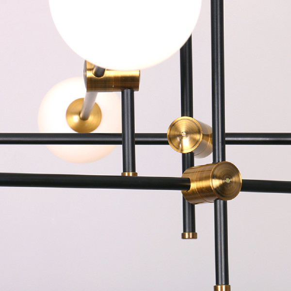 Потолочная люстра Bistro Globe 9389P/6 black/gold