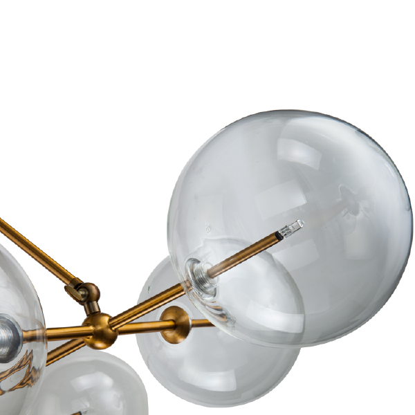 Люстра на штанге Globe Mobile KG0965P-10B brass